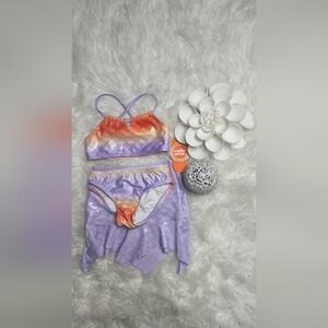 Wonder Nation Toddler Girl Three-Piece Mermaid Swim Set